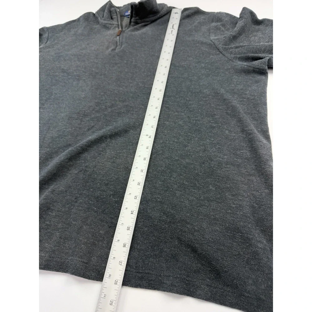 Polo Ralph Lauren 1/4 Zip Pullover Sweater Estate Rib Mens Size 2XLT Gray